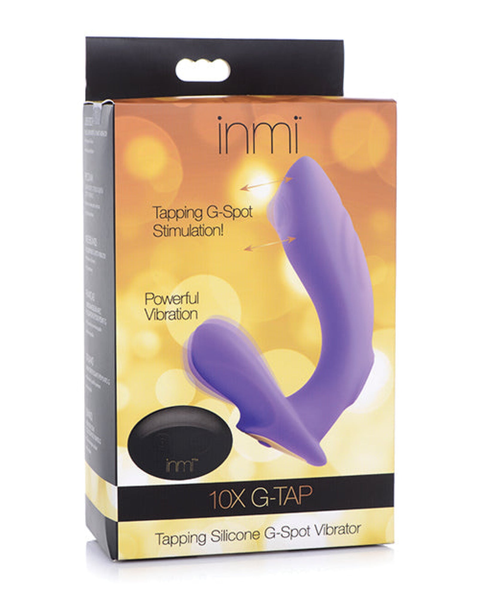 Inmi 10x G-tap Tapping Silicone G Spot Vibrator - Purple Inmi