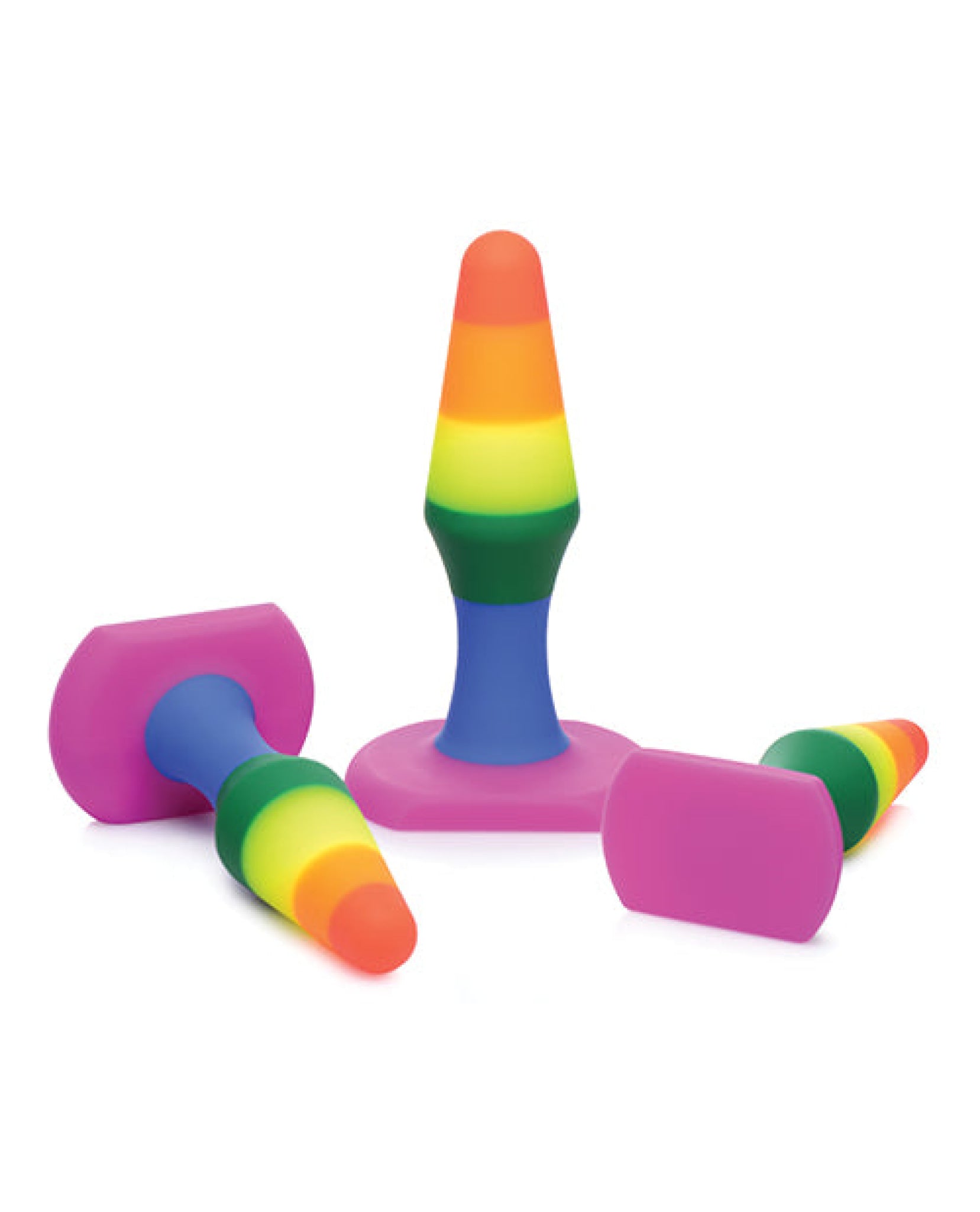 Frisky Rainbow Silicone Anal Trainer Set Frisky