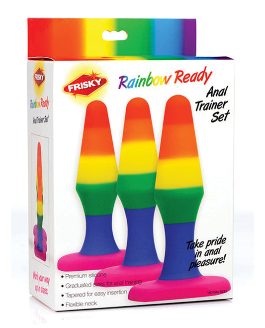 Frisky Rainbow Silicone Anal Trainer Set Frisky 1657