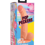 Pop Peckers 7.5" Dildo W/balls Pop Peckers