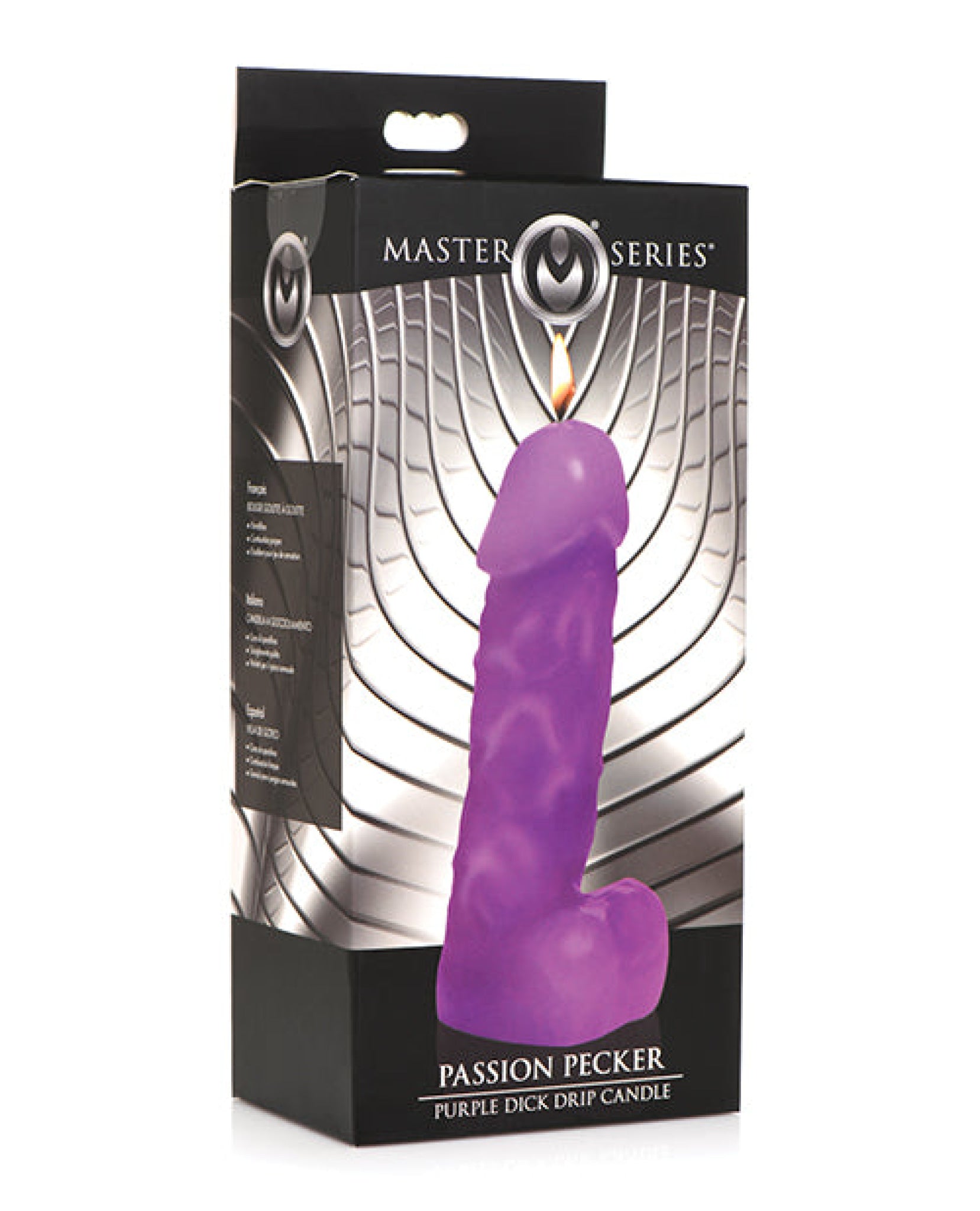 Master Series Passion Pecker Dick Drip Candle - Purple Master Series