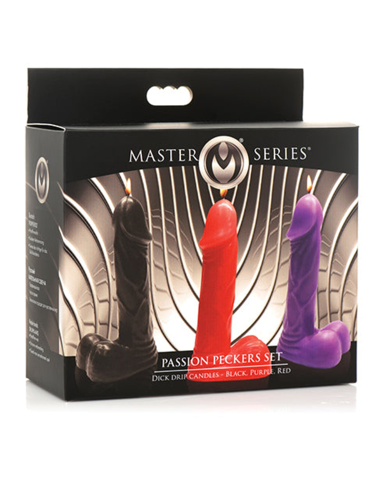 Master Series Passion Peckers Dick Drip Candle Set - Asst. Colors Master Series