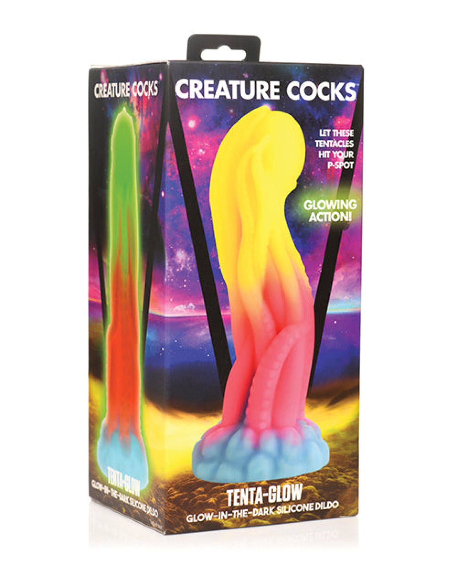 Creature Cocks Tenta-Glow-in-the-Dark Silicone Dildo Creature Cocks