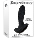 Zero Tolerance The Gentleman Rechargeable Prostate Massager - Black Zero Tolerance