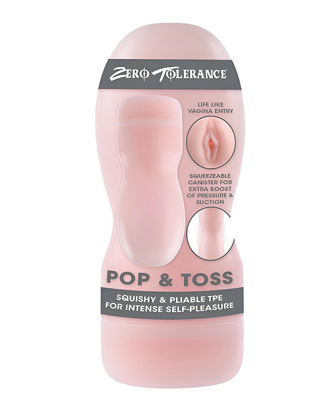 Zero Tolerance Pop & Toss Stroker - Light - JLD Zero Tolerance Pop & Toss Stroker - Light - JLD