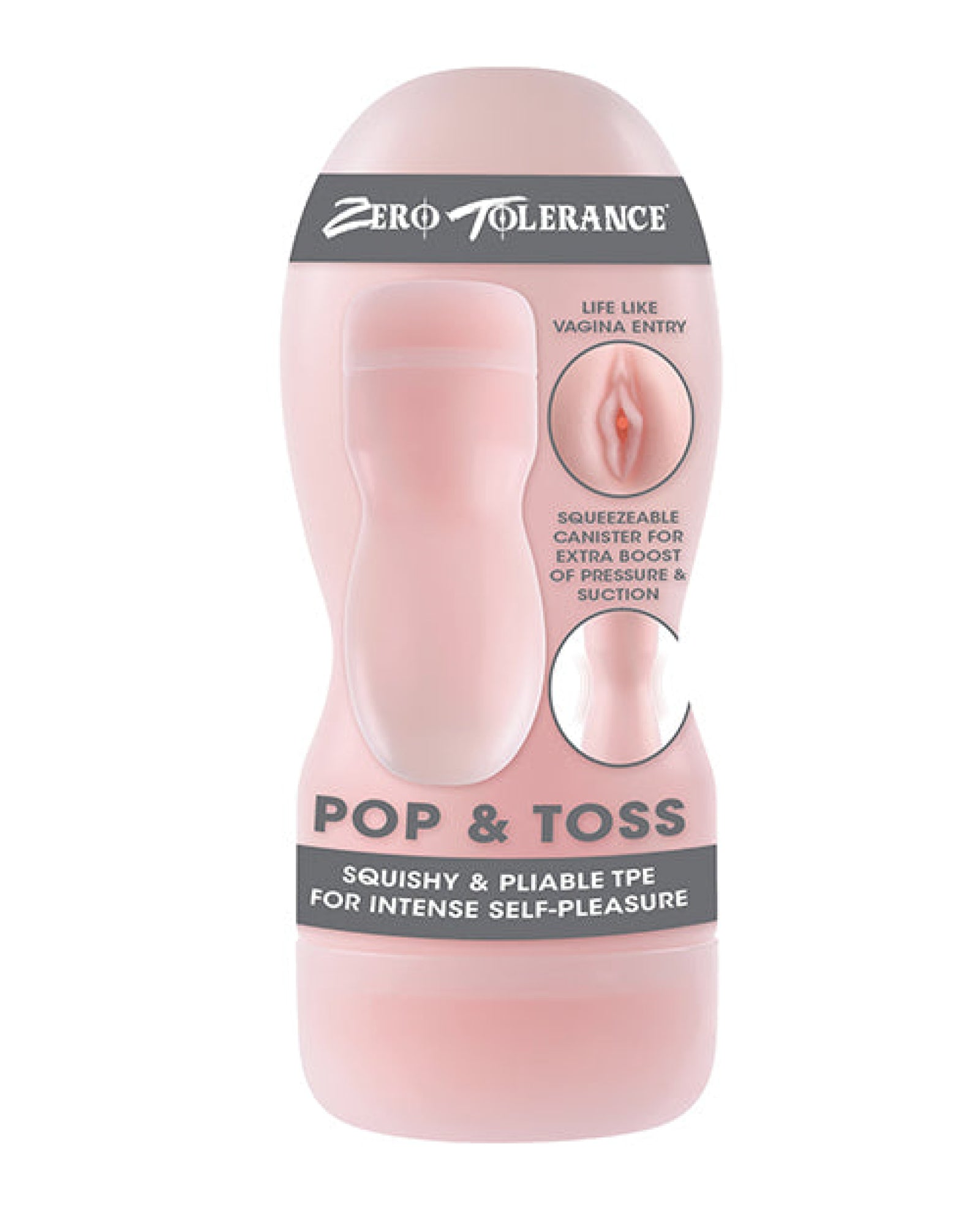 Zero Tolerance Pop & Toss Stroker - Light Zero Tolerance