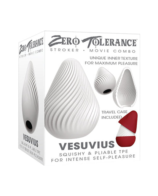 Zero Tolerance Vesuvias Stroker - White Zero Tolerance 1657