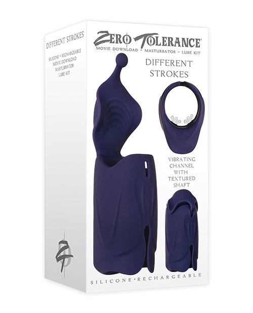 Zero Tolerance Different Strokes Rechargeable - Purple Zero Tolerance