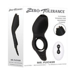 Zero Tolerance Mr. Flicker Vibrating Cock Ring - Black Zero Tolerance