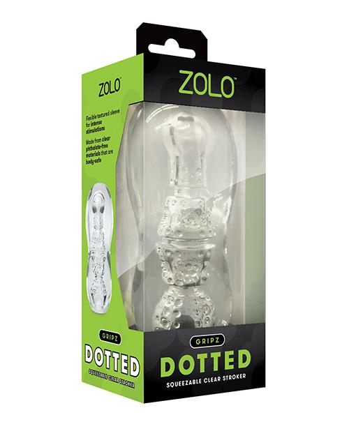 Zolo Gripz Dotted Stroker - Clear Zolo™