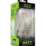 Zolo Gripz Wavy Stroker - Clear Zolo™