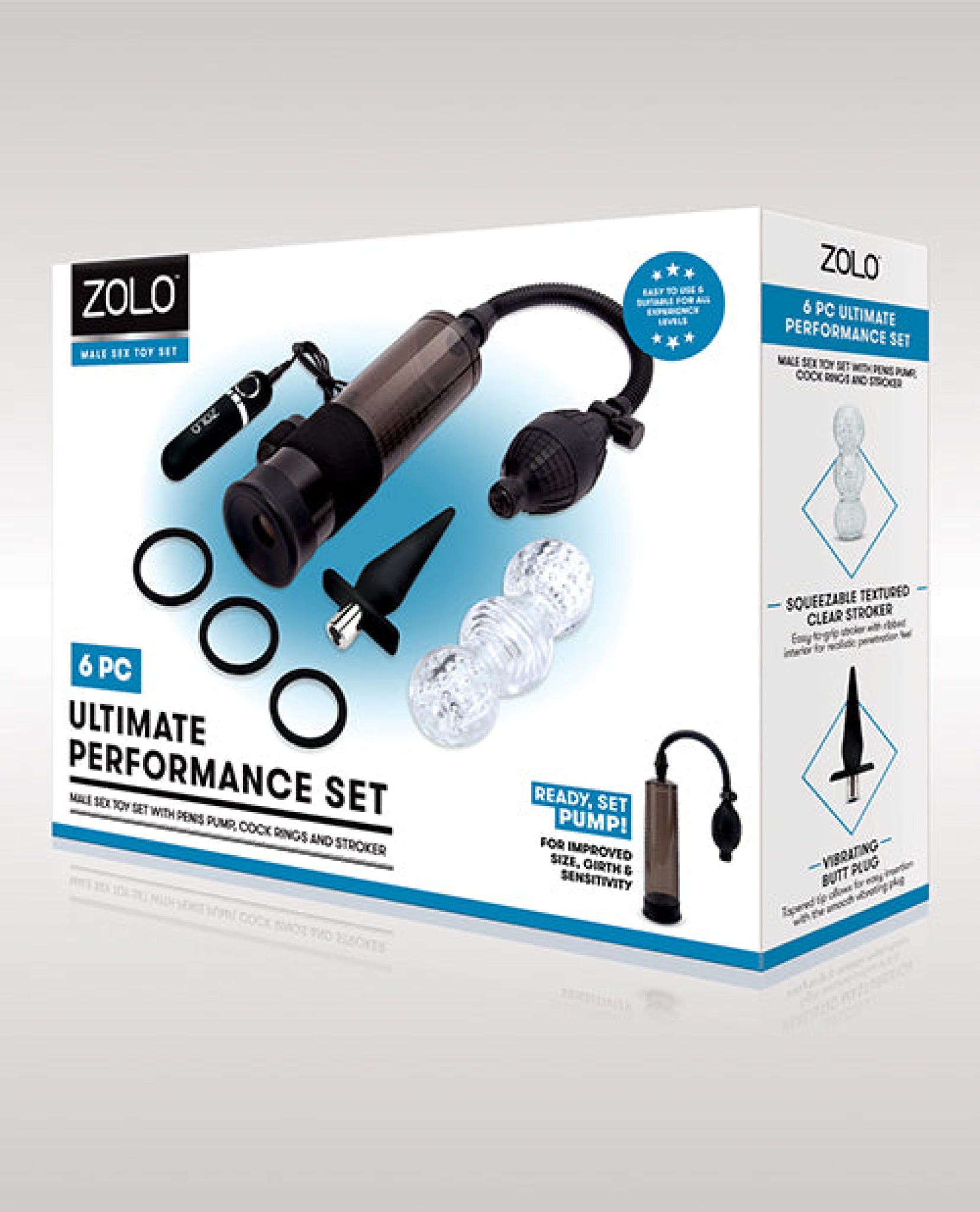 Zolo 6 Pc Ultimate Performance Set - Black Zolo™