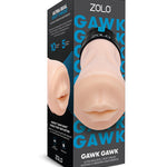 Zolo Gawk Gawk Deep Throat Vibrating Masturbator - Ivory Zolo™