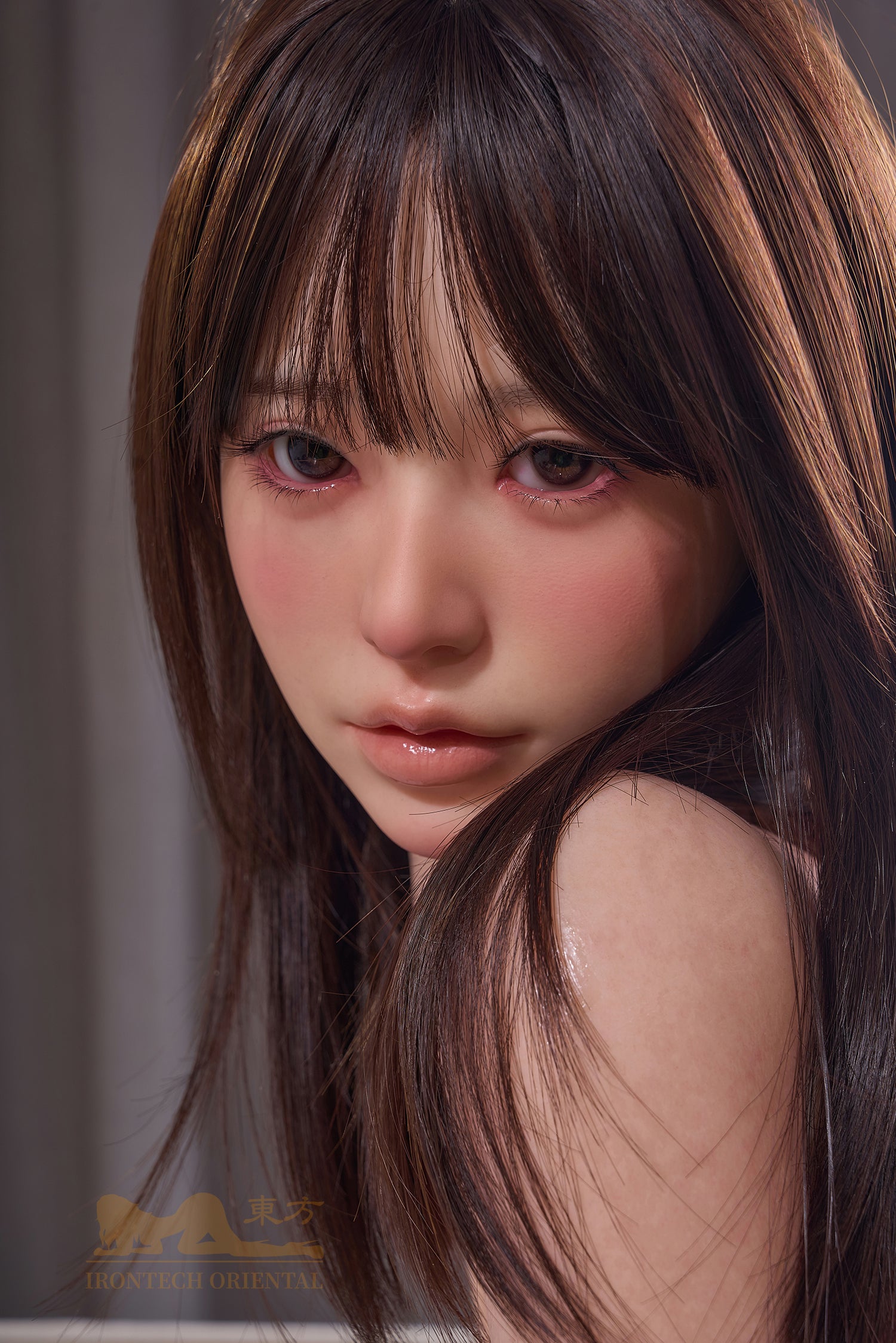 Yuna ROSmax 153cm(5ft) E-Cup Silk Glow Silicone Sex Doll - Oriental Series - Irontech Doll® - side view