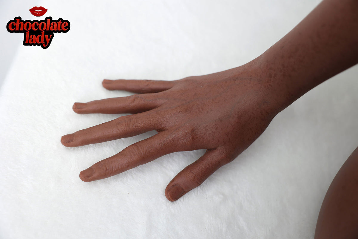 Aim 160cm C-Cup Silicone Sex Doll - Chocolate Lady Doll - photo 32