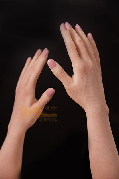 Oriental series Yuna ROSmax head 153cm(5ft) E-Cup silk glow full Silicone Sex Doll - Irontech Doll®