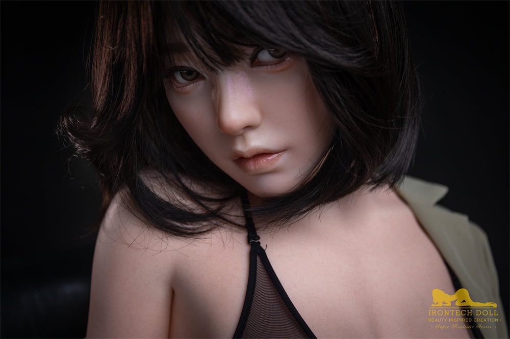 Eileen 163cm (5ft3) A-Cup Brunette full Silicone - IronTech Doll® - photo 5