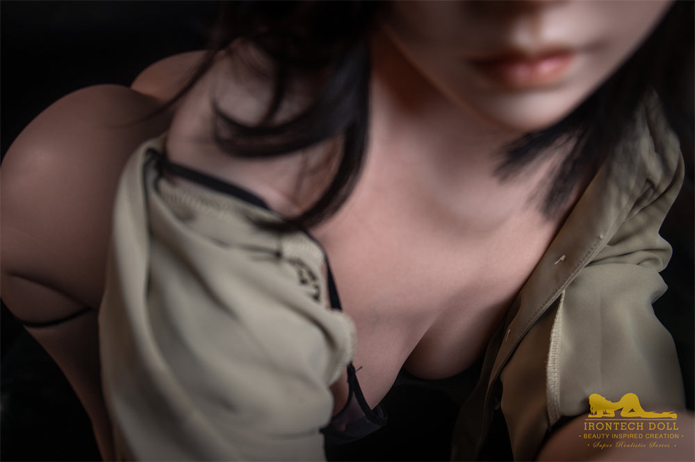 Eileen 163cm (5ft3) A-Cup Brunette full Silicone - IronTech Doll®