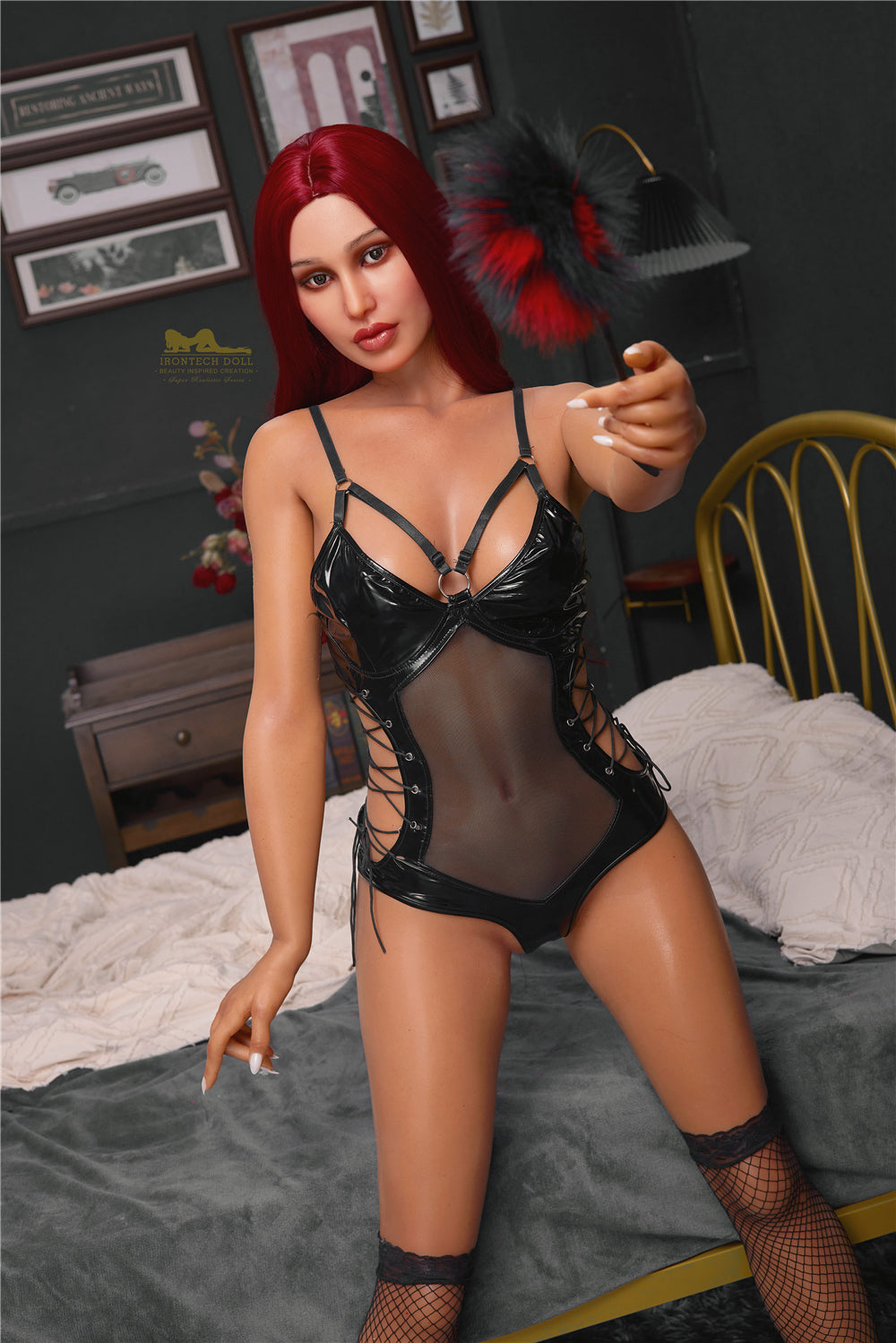 Pearl dark tanned 168cm(5ft6) A-Cup Silicone Love Doll - Irontech Doll® - photo 21