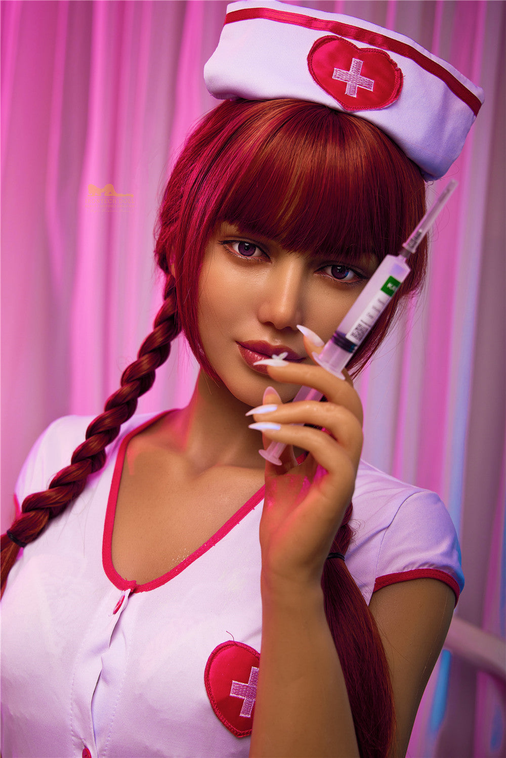 Celine Nurse 168cm(5ft6) A-Cup Silicone Love Doll - IronTech Doll® - photo 4