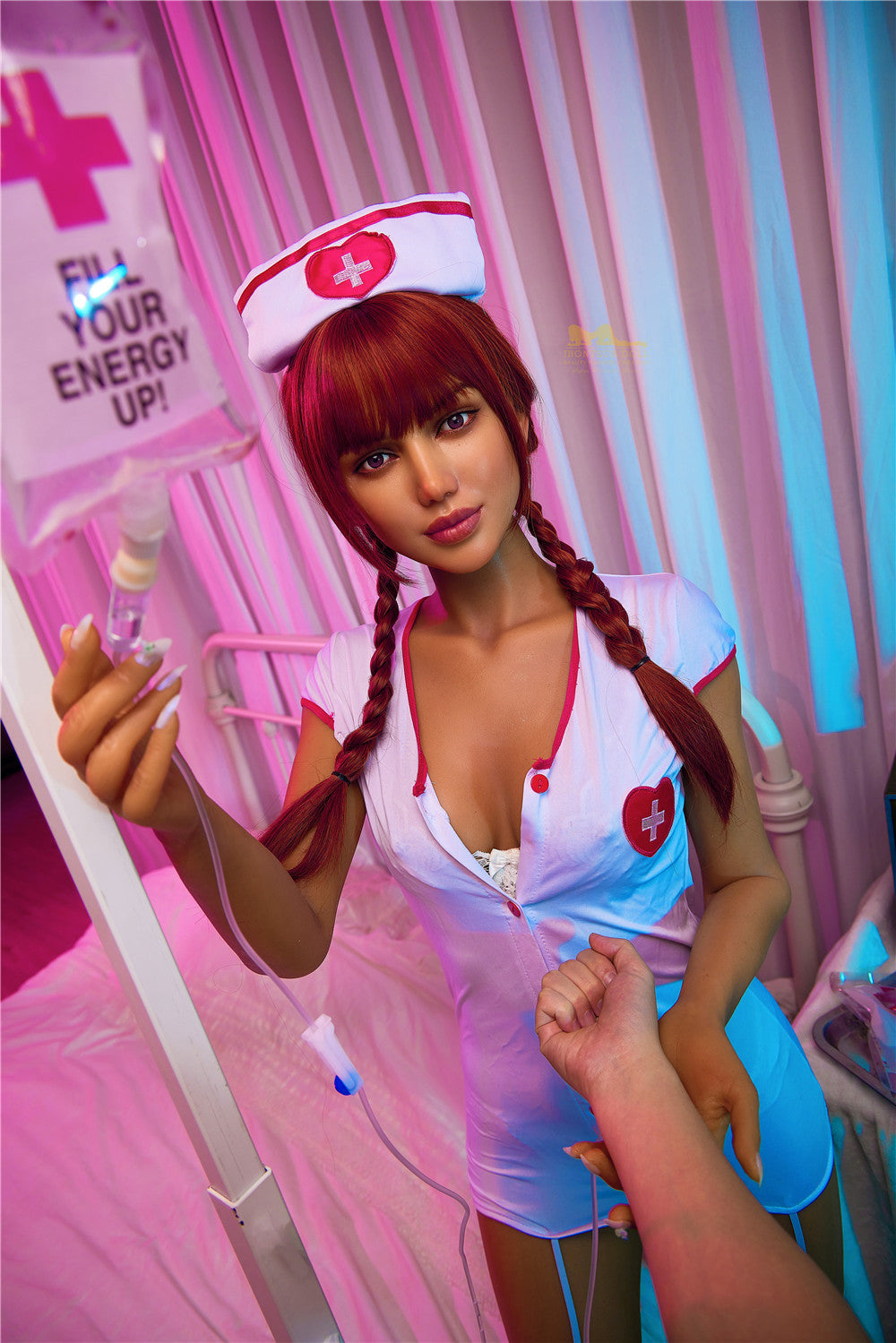 Celine Nurse 168cm(5ft6) A-Cup Silicone Love Doll - IronTech Doll® - photo 5