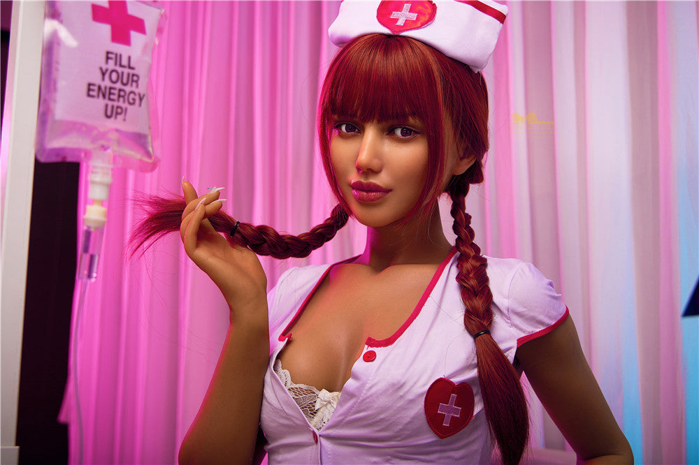Celine Nurse 168cm(5ft6) A-Cup Silicone Love Doll - IronTech Doll® - photo 9
