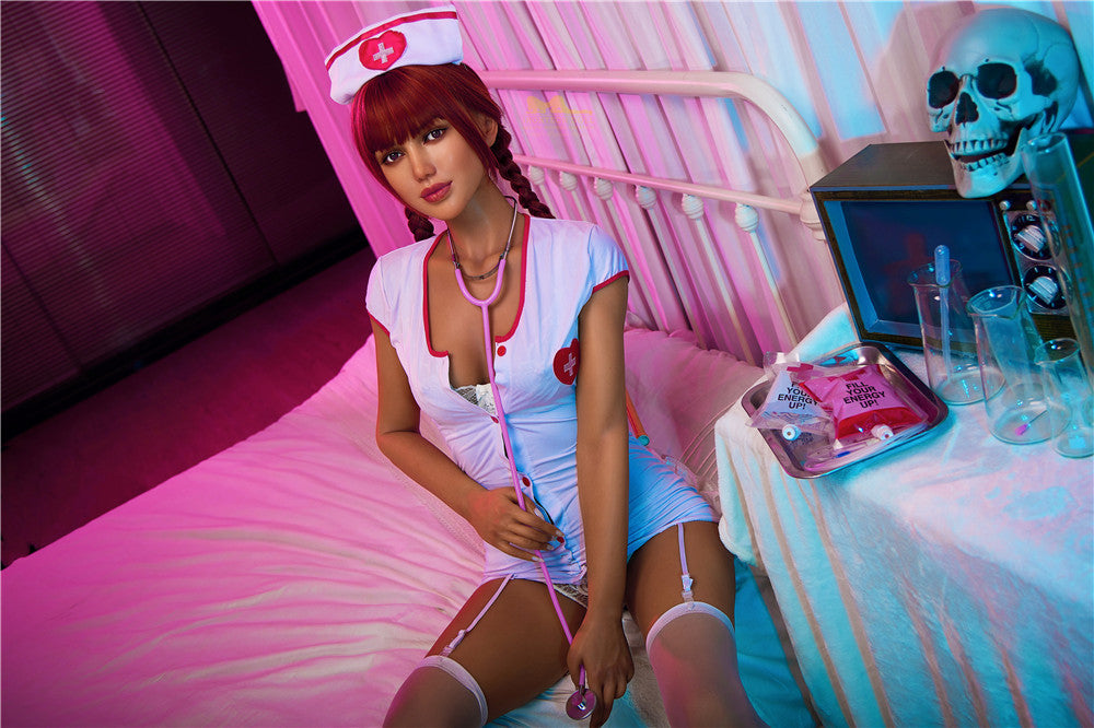 Celine Nurse 168cm(5ft6) A-Cup Silicone Love Doll - IronTech Doll® - photo 11
