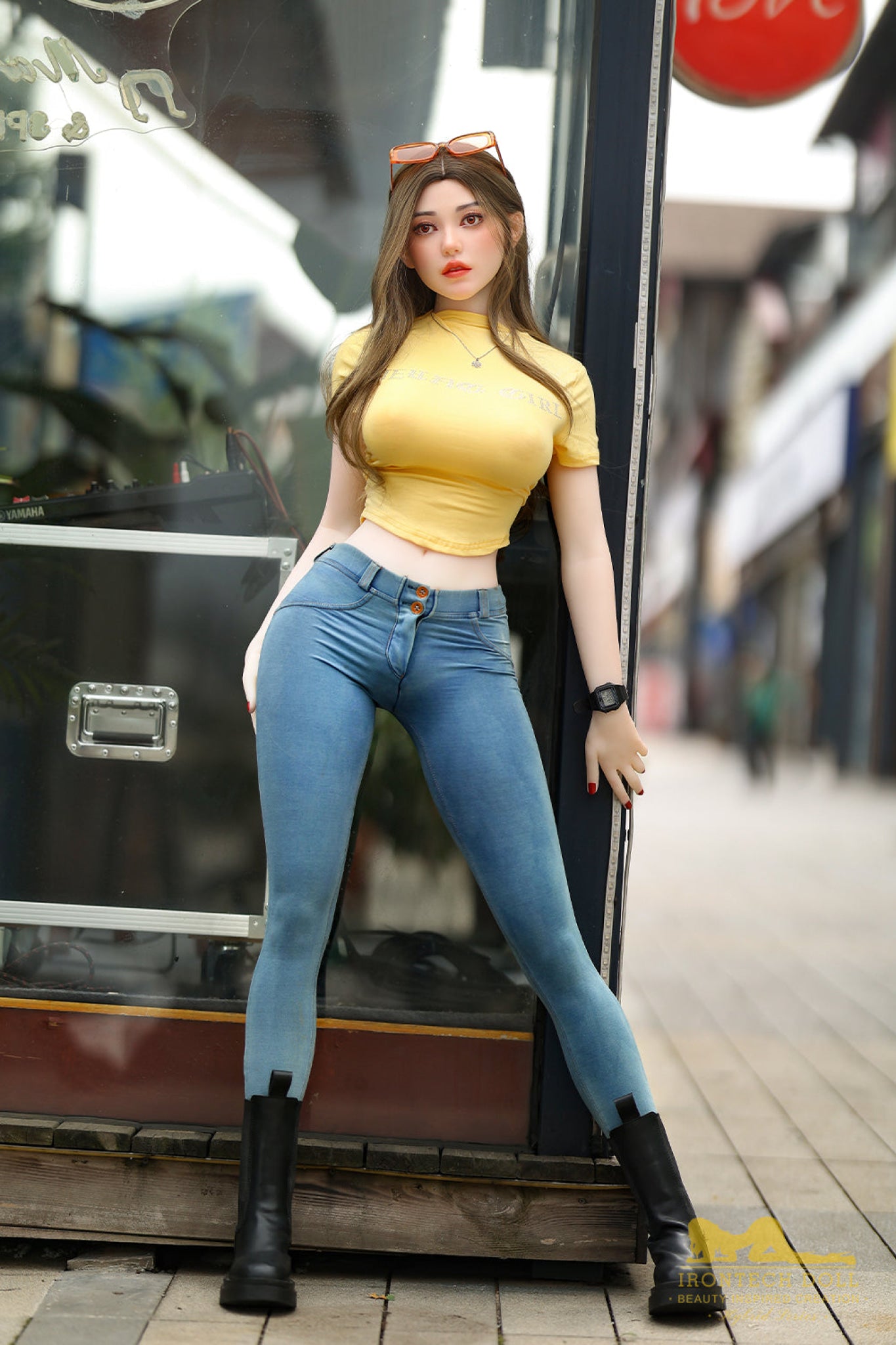 Elly Silicone Head and TPE Body Hybrid Sex Doll - Irontech Doll Irontech Doll®