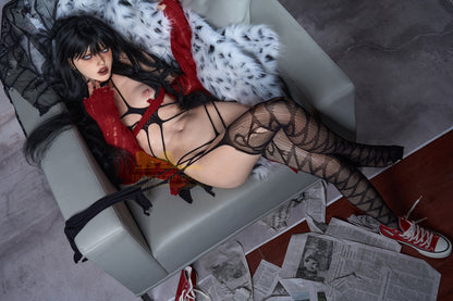 Vanessa 161cm minus (5ft28) AA-Cup skinny Full Silicone Sexy Love Doll - Super Realistic Series - Irontech Doll®