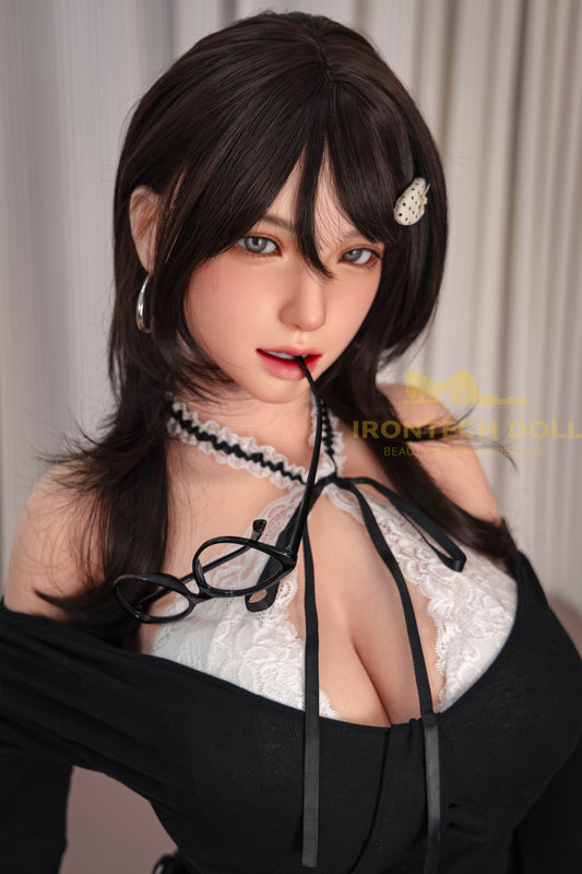 Kitty ROSmax head 165cm(5ft4) F-Cup Dark natural Full Silicone Love Doll - Super Realistic Series -IronTech Doll®