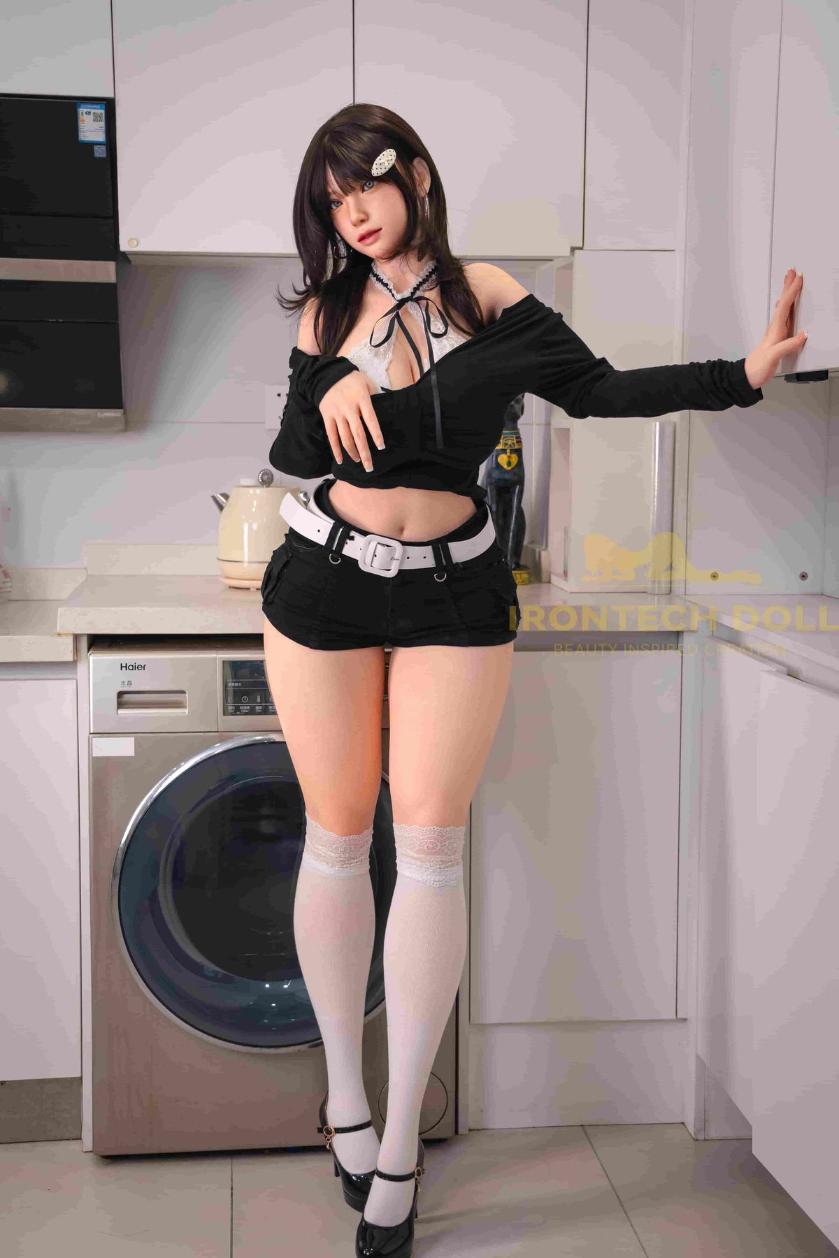 Kitty ROSmax Head 165cm (5ft4) F-Cup Silicone Realistic Love Doll -  IronTech Doll® - [USA STOCK]
