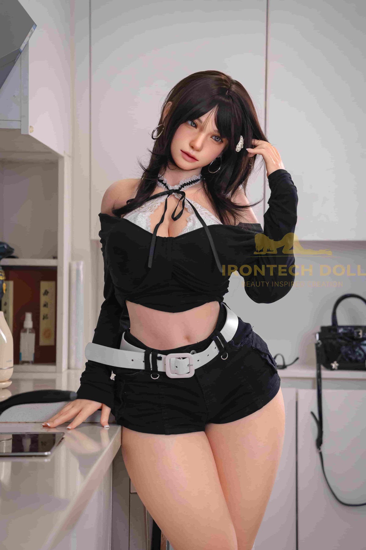 Kitty ROSmax Head 165cm (5ft4) F-Cup Silicone Realistic Love Doll -  IronTech Doll® - [USA STOCK]