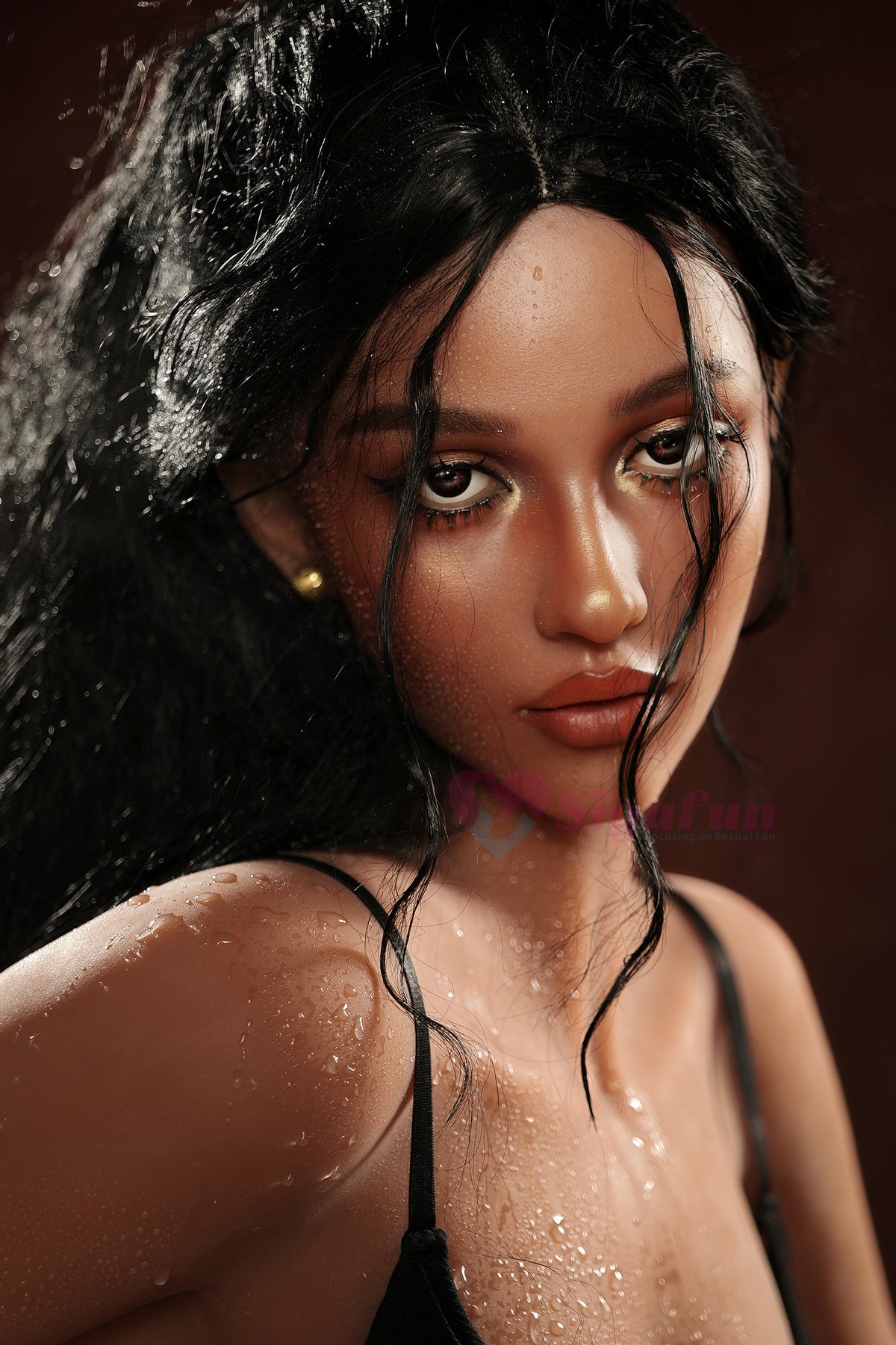 Cecily 159cm(5ft3) E-Cup TPE Sex Doll - Dark Tanned - Sigafun