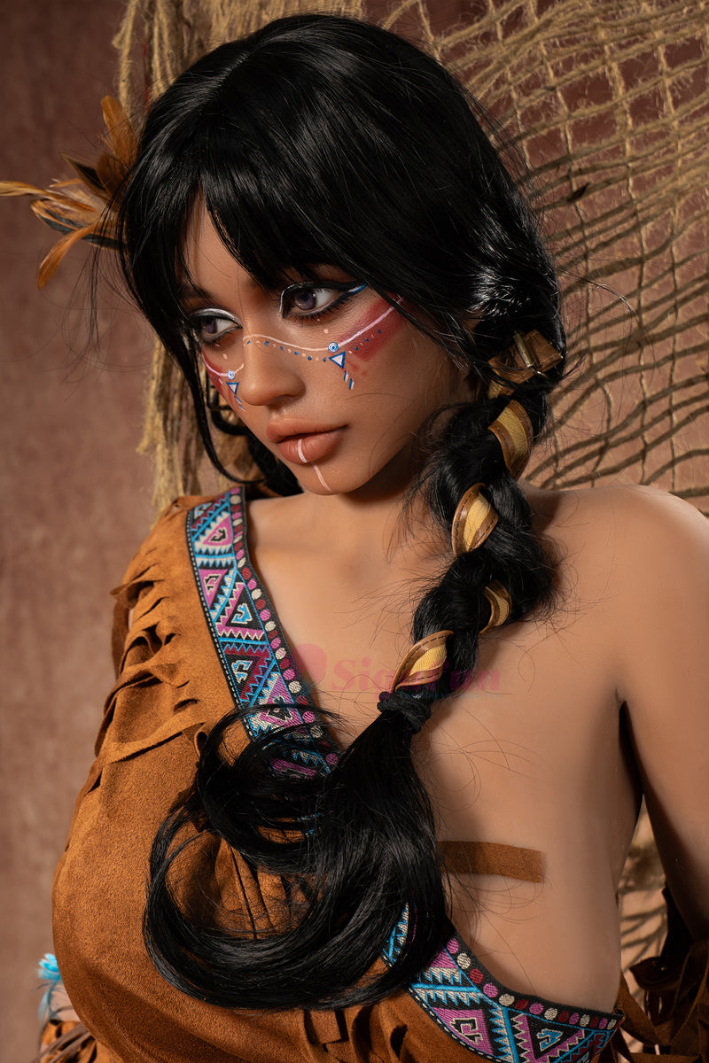 Ada 159cm(5ft3) E-Cup TPE Sex Doll - Dark Tanned - Sigafun