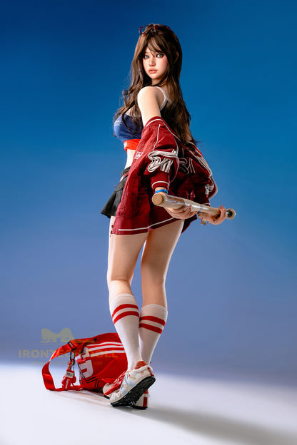 Evie ROSmax head Baseball Girl 161cm(5ft28) F-Cup Full Silicone Sexy Love Doll - Super Realistic Silicone Series - Irontech Doll®