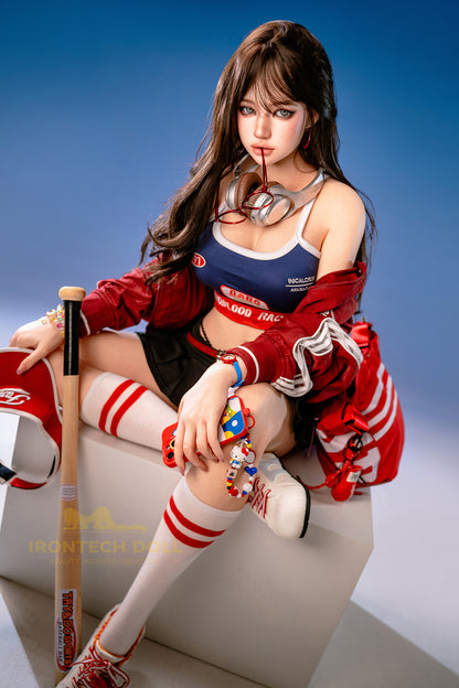 Evie ROSmax head Baseball Girl 161cm(5ft28) F-Cup Full Silicone Sexy Love Doll - Super Realistic Silicone Series - Irontech Doll®