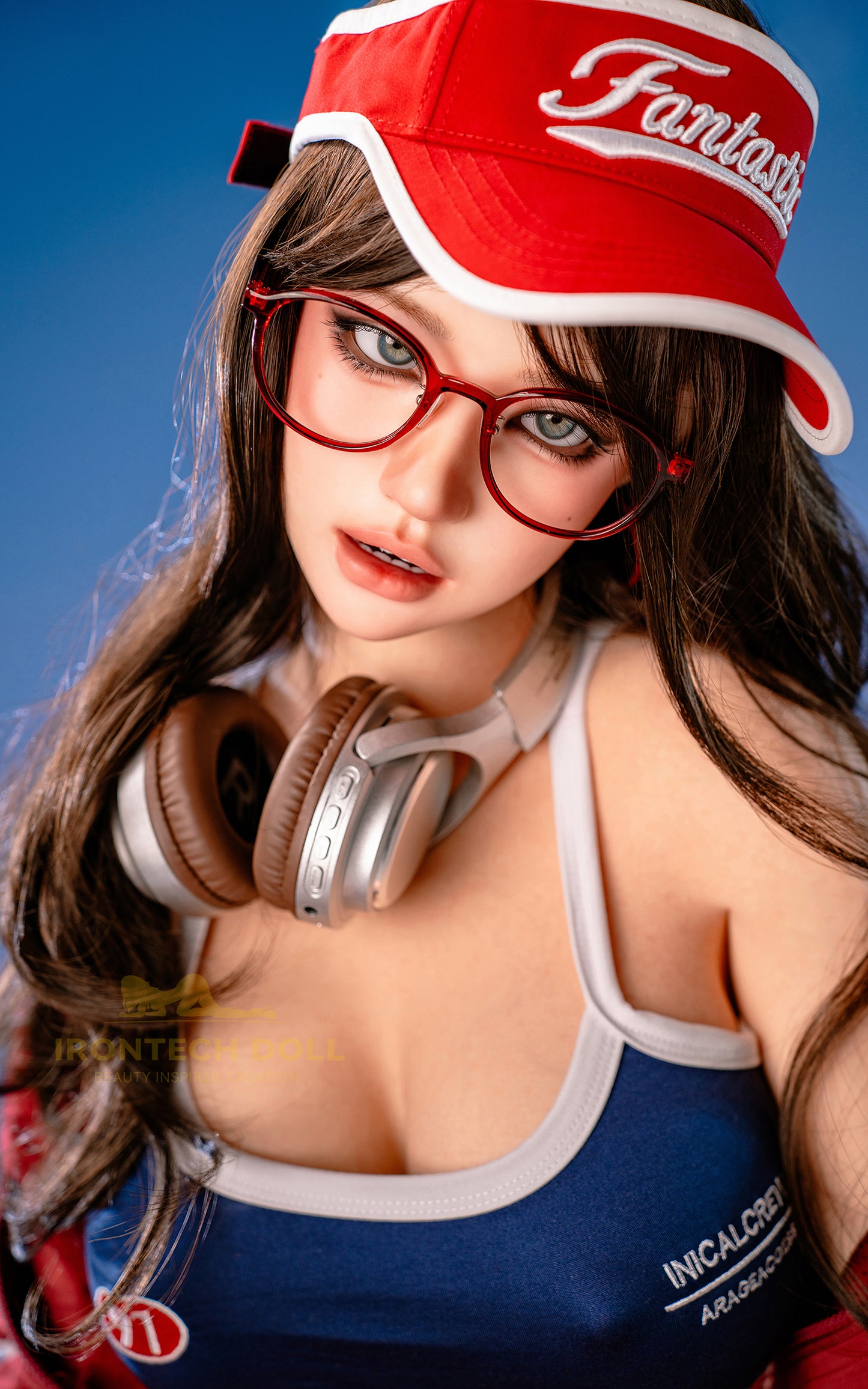 Evie ROSmax head Baseball Girl 161cm(5ft28) F-Cup Full Silicone Sexy Love Doll - Super Realistic Silicone Series - Irontech Doll®