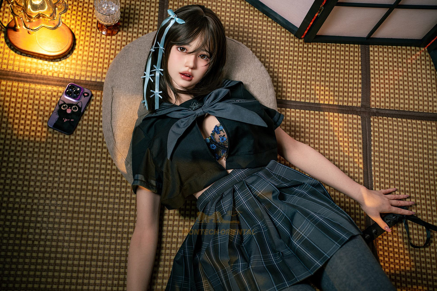 Evie ROS head sweet 161cm(5ft28) F-Cup super softer Full Silicone Sexy Love Doll - Oriental series -Irontech Doll®