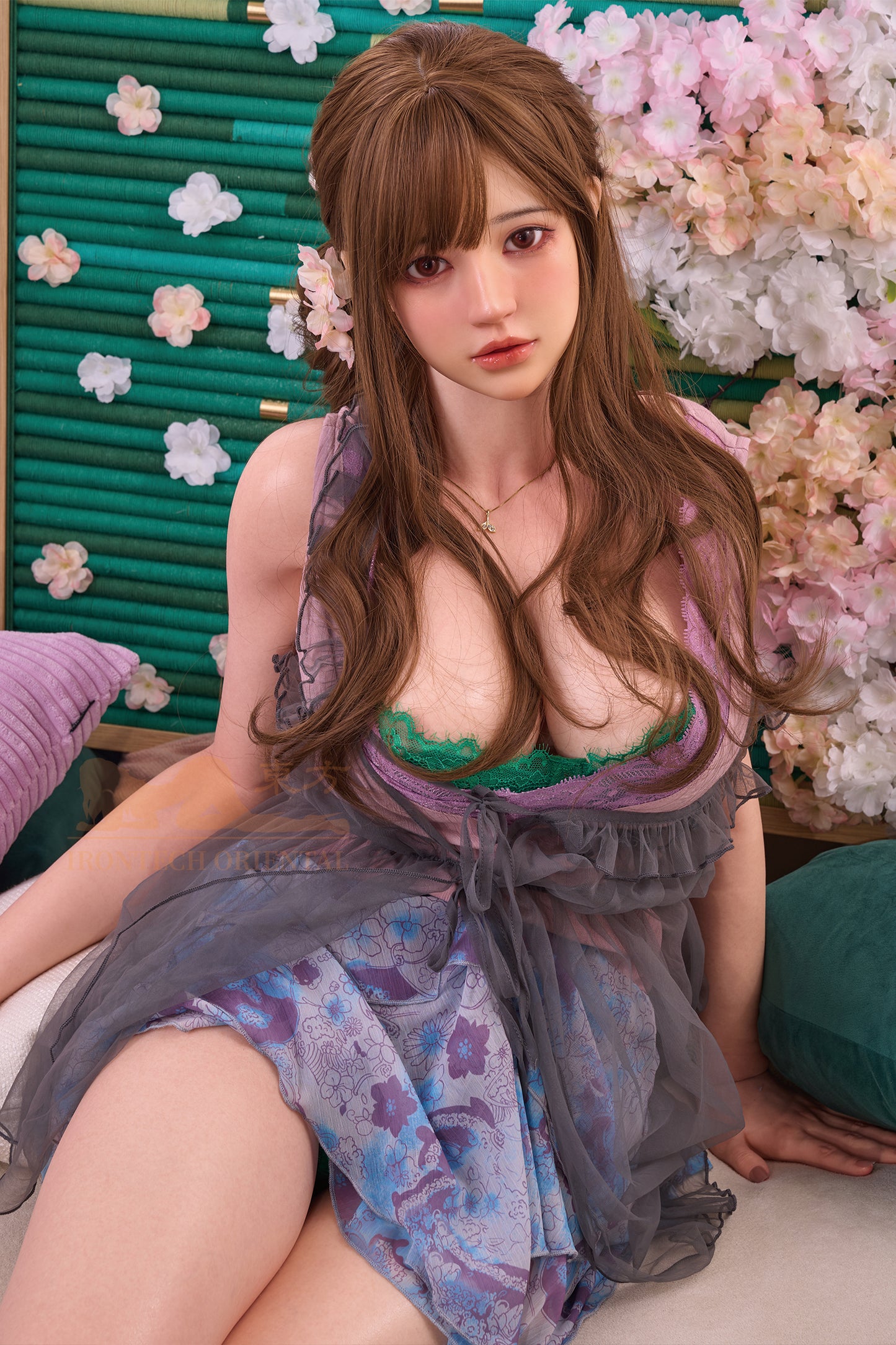 Oriental series Evie ROS head 161cm(5ft28) F-Cup Full Silicone Sexy Love Doll - Irontech Doll®
