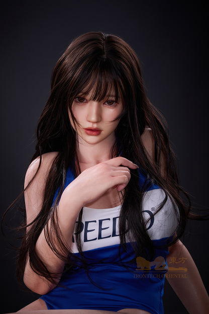 Evie ROS head Sport girl 161cm(5ft28) F-Cup Full Silicone Sexy Love Doll - Oriental series -Irontech Doll®