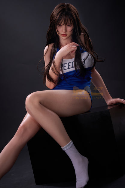 Evie ROS head Sport girl 161cm(5ft28) F-Cup Full Silicone Sexy Love Doll - Oriental series -Irontech Doll®
