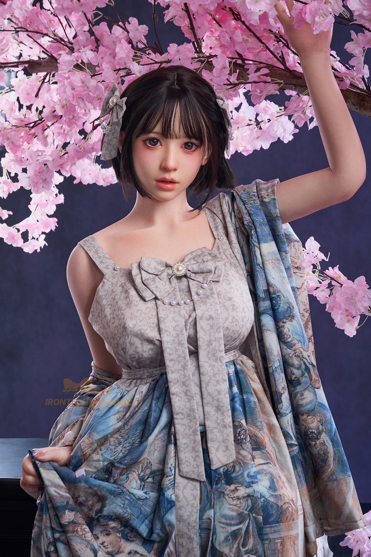 Lina ROSmax head 153cm(5ft) E-Cup Full Silicone love Sex Doll-Oriental Series - Irontech Doll®
