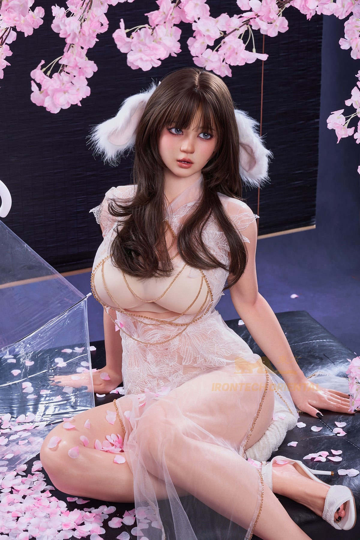 Nina ROS head 161cm(5ft28) F-Cup Full Silicone Sexy Love Doll - Oriental series-Irontech Doll®