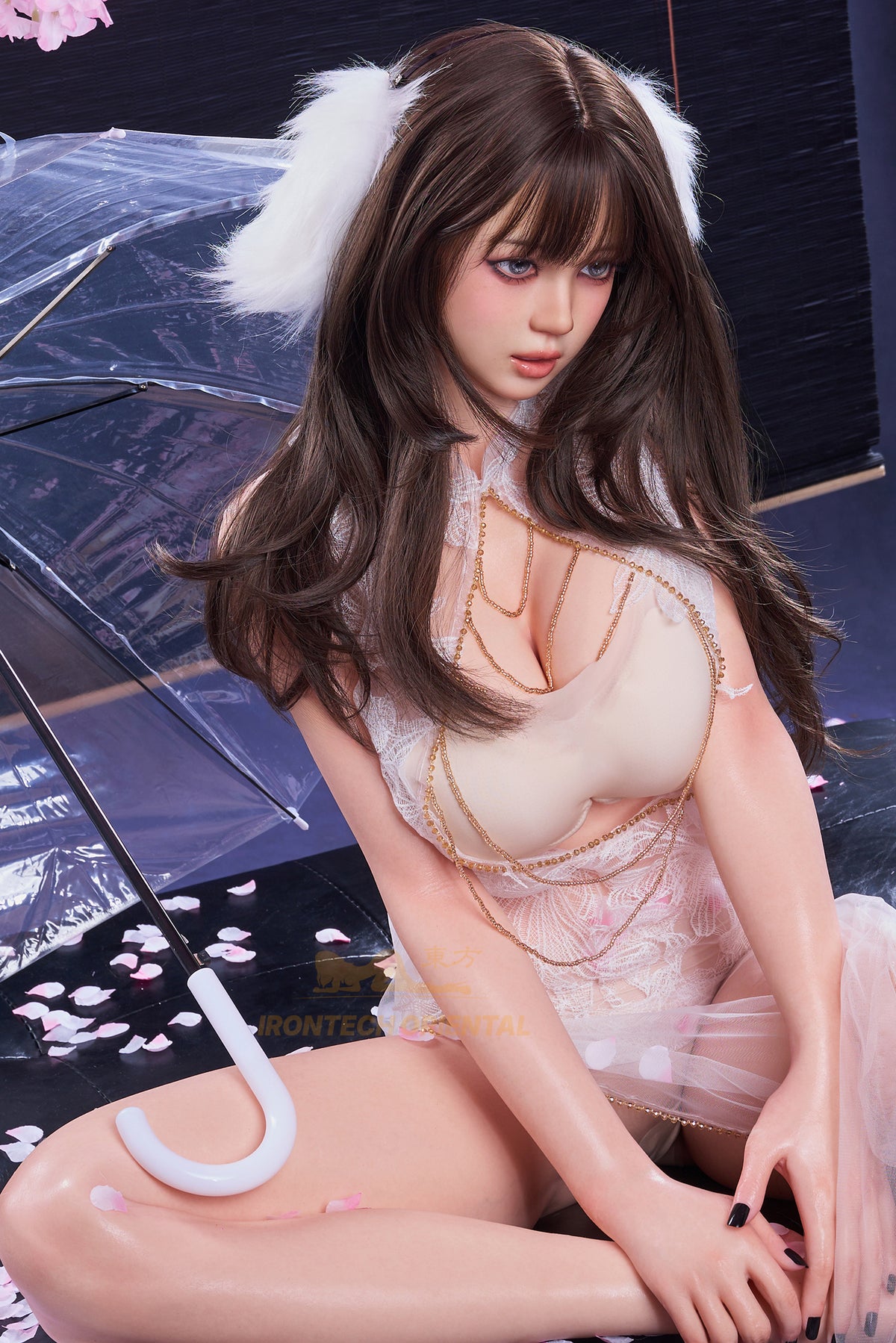 Nina ROS head 161cm(5ft28) F-Cup Full Silicone Sexy Love Doll - Oriental series-Irontech Doll®