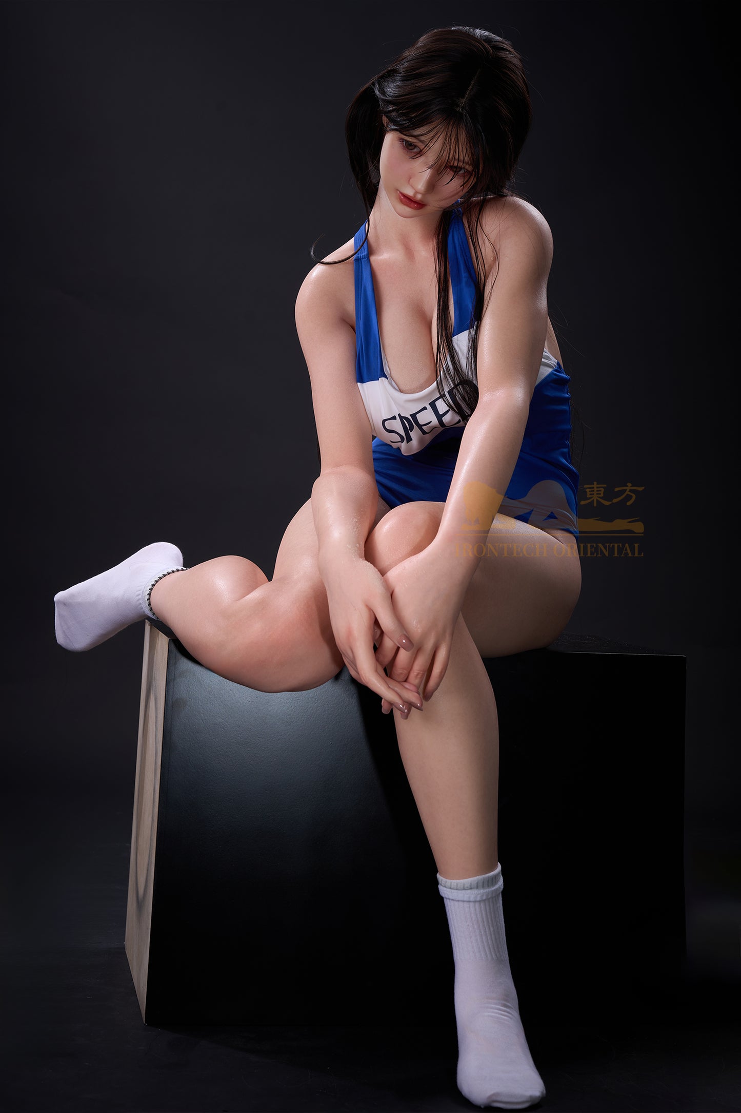 Evie ROS head Sport girl 161cm(5ft28) F-Cup Full Silicone Sexy Love Doll - Oriental series -Irontech Doll®