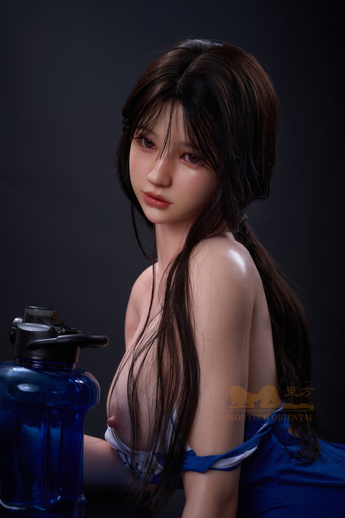 Evie ROS head Sport girl 161cm(5ft28) F-Cup Full Silicone Sexy Love Doll - Oriental series -Irontech Doll®