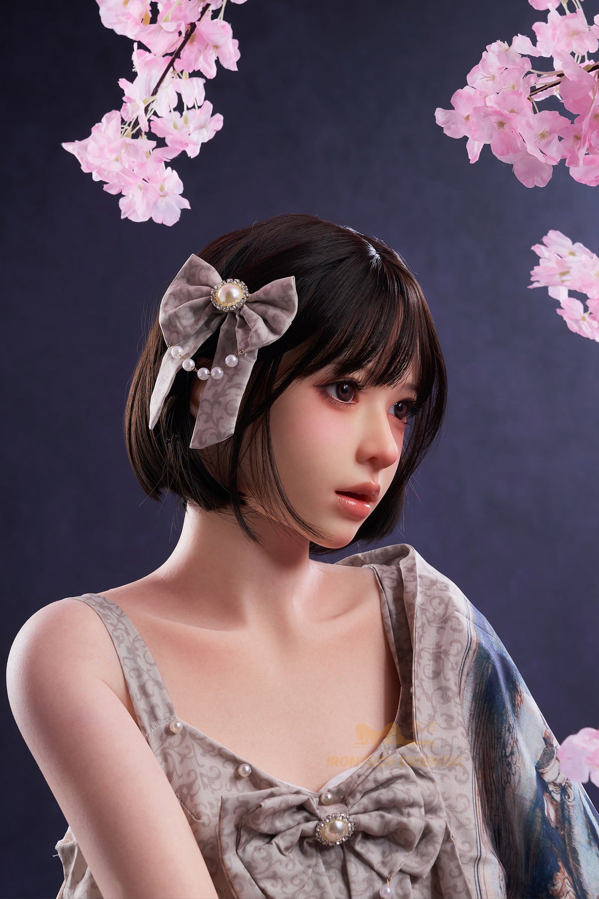 Lina ROSmax head 153cm(5ft) E-Cup Full Silicone love Sex Doll-Oriental Series - Irontech Doll® - back view