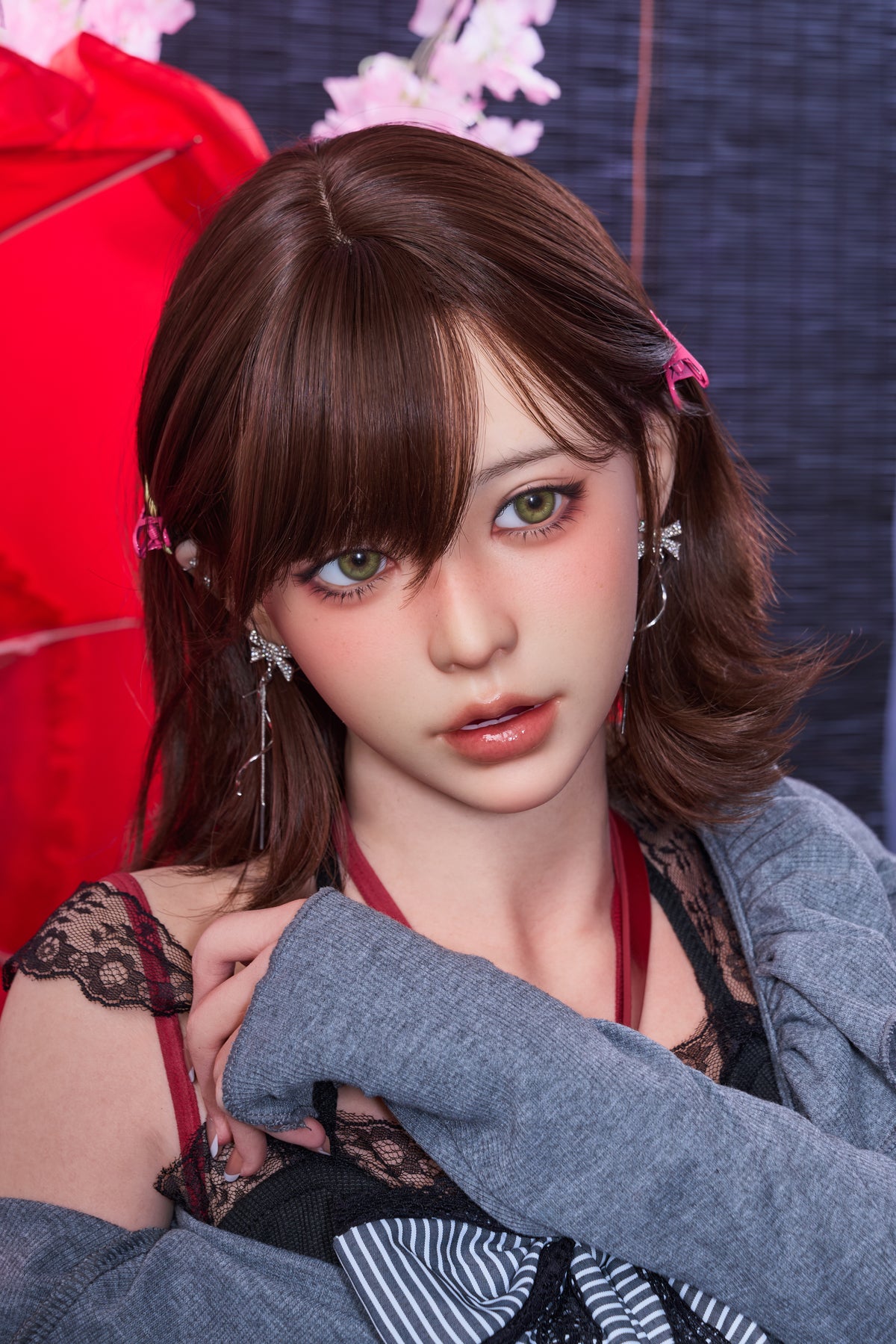 Yuna ROSmax 151cm(4'95) D-Cup Silk Glow Silicone Sex Doll - Oriental Series - Irontech Doll® - back view