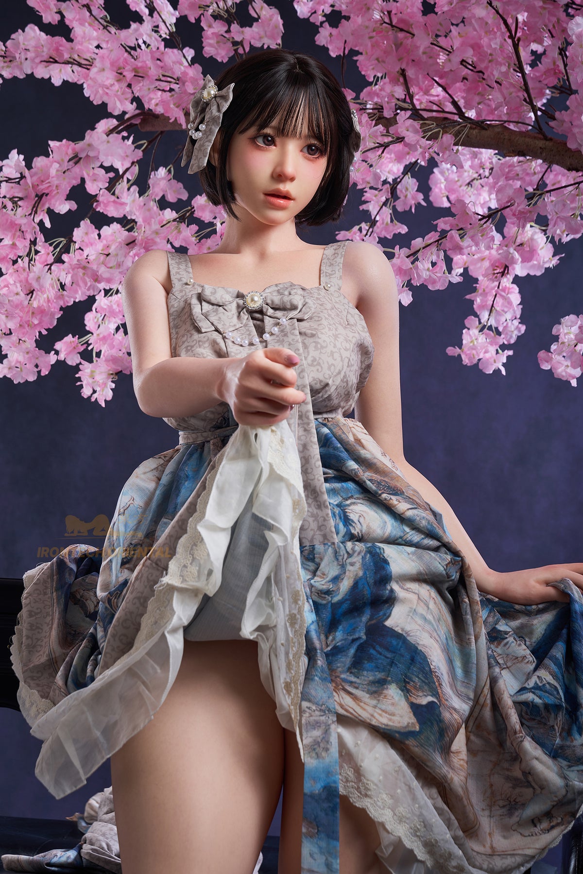 Lina ROSmax head 153cm(5ft) E-Cup Full Silicone love Sex Doll-Oriental Series - Irontech Doll®