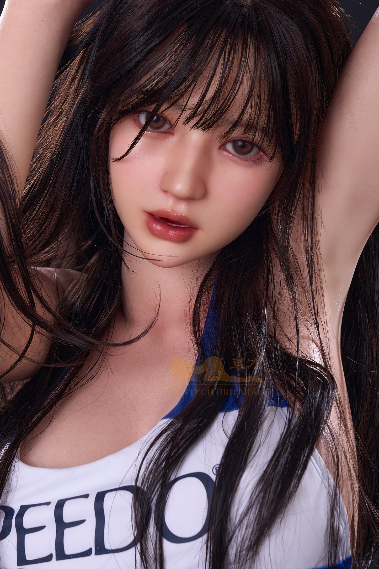Evie ROS head Sport girl 161cm(5ft28) F-Cup Full Silicone Sexy Love Doll - Oriental series -Irontech Doll®